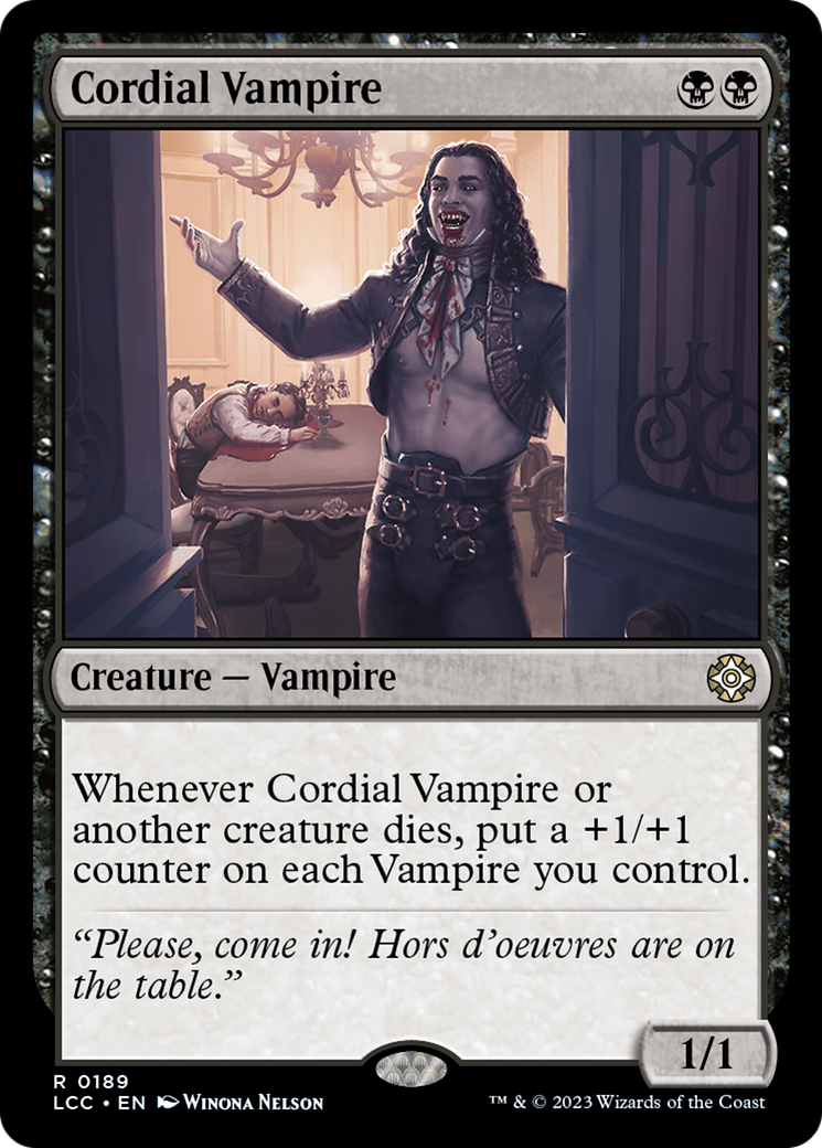 Cordial Vampire [The Lost Caverns of Ixalan Commander] MTG Single Magic: The Gathering | Red Claw Gaming