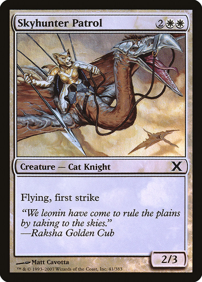 Skyhunter Patrol (Premium Foil) [Tenth Edition] MTG Single Magic: The Gathering | Red Claw Gaming