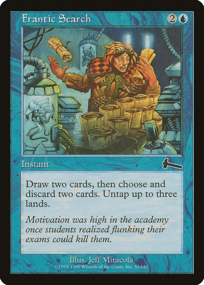 Frantic Search [Urza's Legacy] MTG Single Magic: The Gathering | Red Claw Gaming