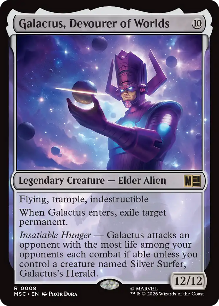 Galactus, Devourer of Worlds (Surge Foil) [Marvel Super Heroes Commander] | Red Claw Gaming