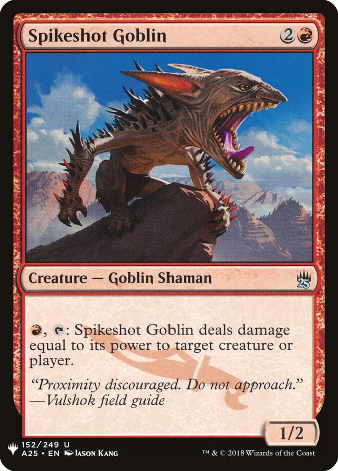 Spikeshot Goblin [Mystery Booster] MTG Single Magic: The Gathering | Red Claw Gaming