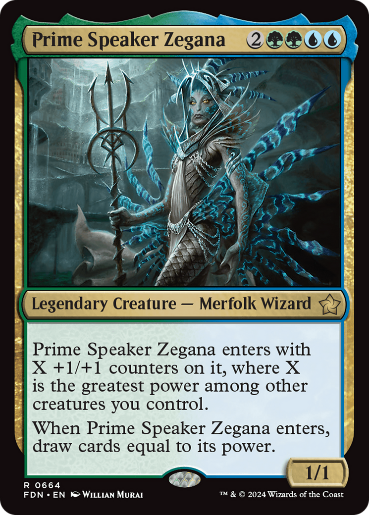 Prime Speaker Zegana [Foundations] MTG Single Magic: The Gathering | Red Claw Gaming