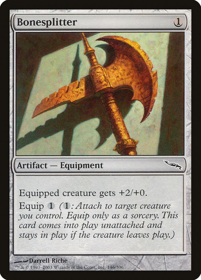 Bonesplitter [Mirrodin] MTG Single Magic: The Gathering | Red Claw Gaming