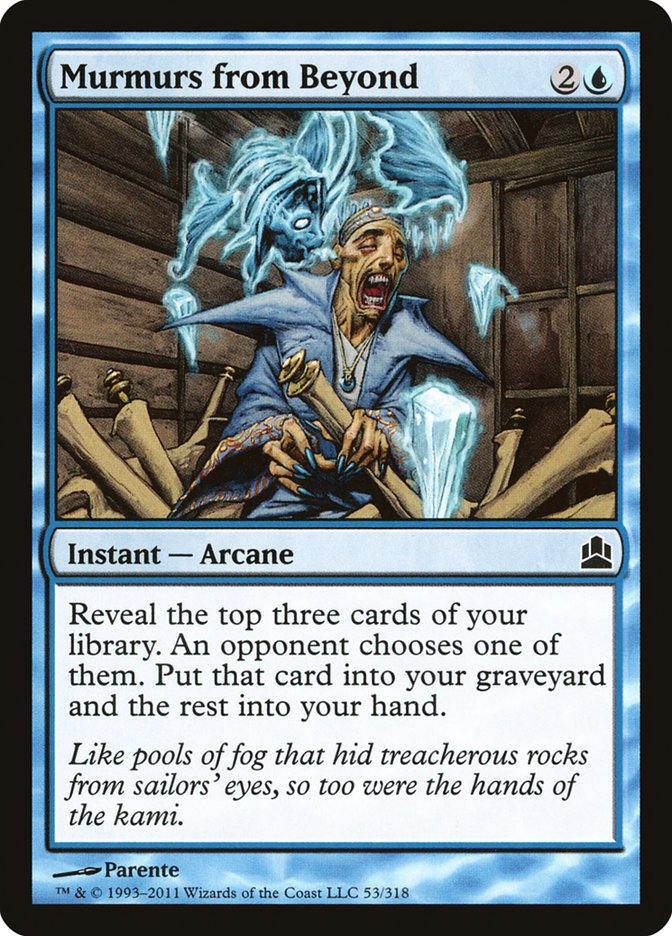 Murmurs from Beyond [Commander 2011] MTG Single Magic: The Gathering | Red Claw Gaming