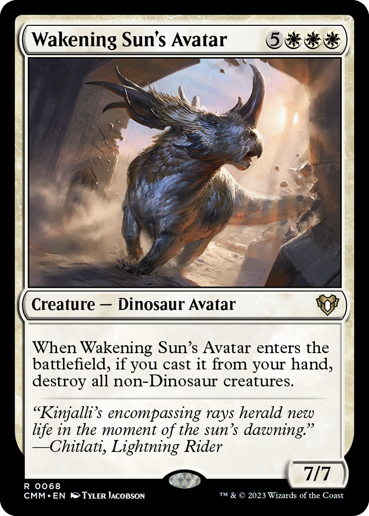 Wakening Sun's Avatar [Commander Masters] MTG Single Magic: The Gathering | Red Claw Gaming