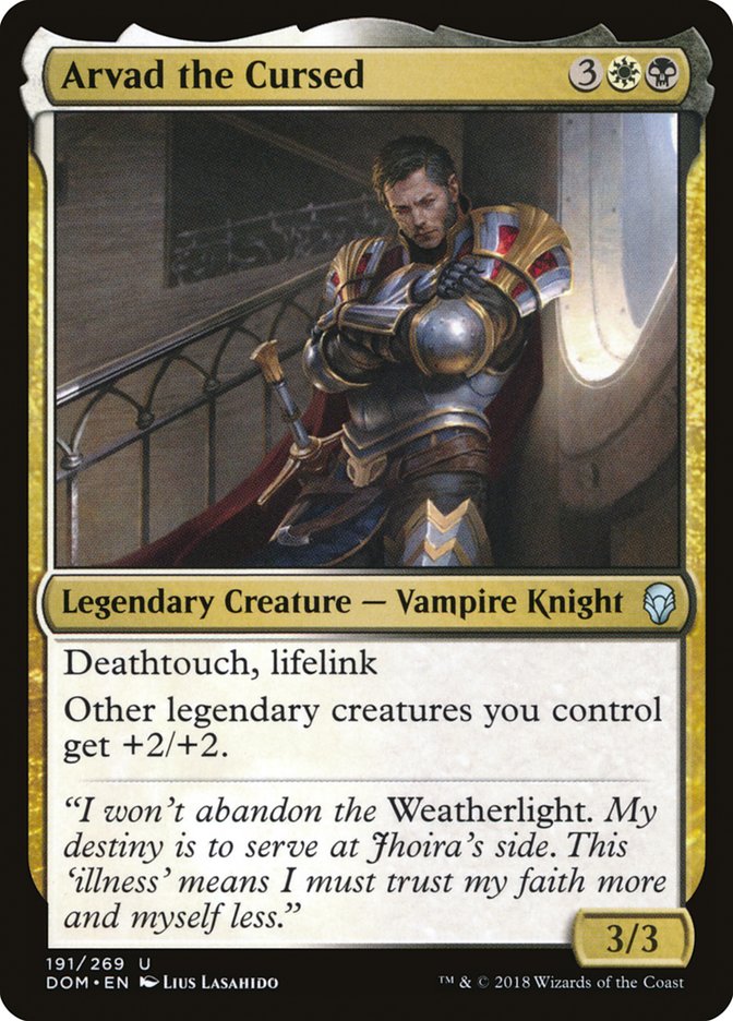 Arvad the Cursed [Dominaria] MTG Single Magic: The Gathering | Red Claw Gaming