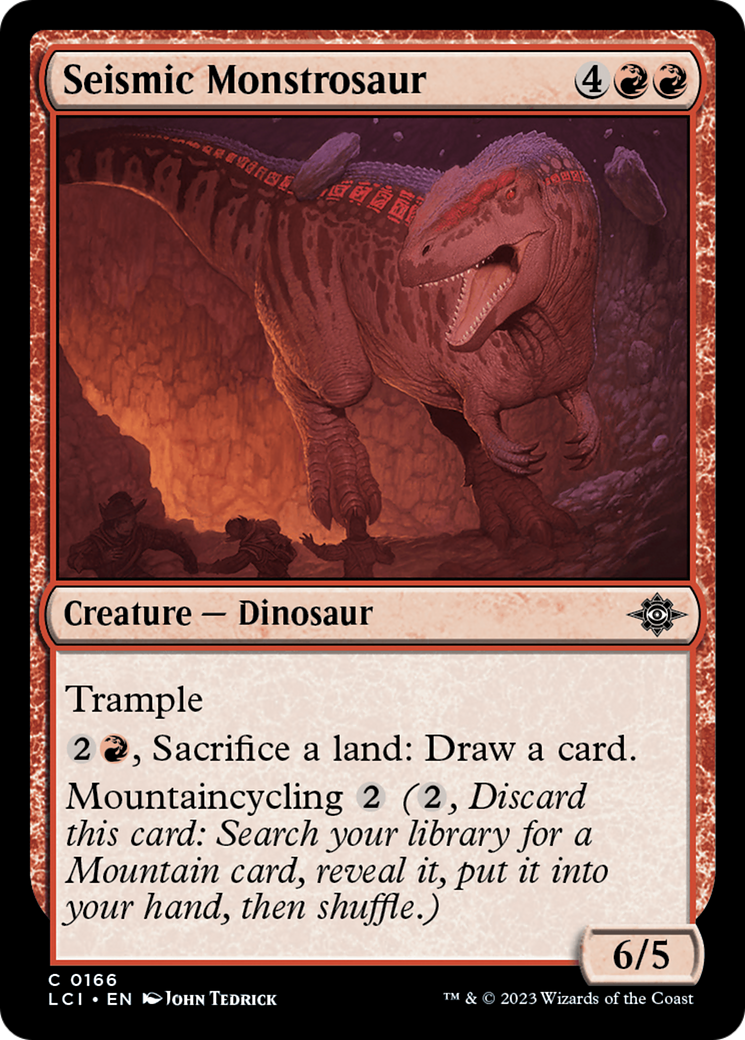 Seismic Monstrosaur [The Lost Caverns of Ixalan] MTG Single Magic: The Gathering    | Red Claw Gaming