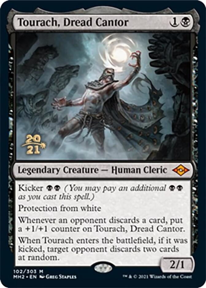 Tourach, Dread Cantor [Modern Horizons 2 Prerelease Promos] MTG Single Magic: The Gathering | Red Claw Gaming