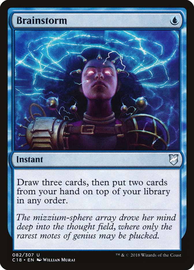 Brainstorm [Commander 2018] MTG Single Magic: The Gathering | Red Claw Gaming