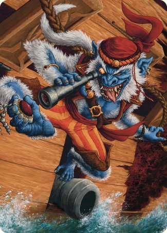 Treasure Nabber Art Card [Commander Masters Art Series] MTG Single Magic: The Gathering | Red Claw Gaming