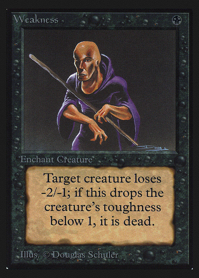 Weakness [International Collectors' Edition] MTG Single Magic: The Gathering | Red Claw Gaming