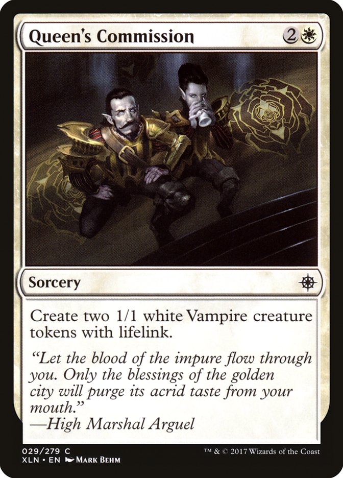 Queen's Commission [Ixalan] MTG Single Magic: The Gathering | Red Claw Gaming