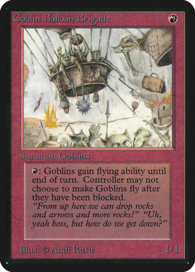 Goblin Balloon Brigade [Alpha Edition] MTG Single Magic: The Gathering | Red Claw Gaming