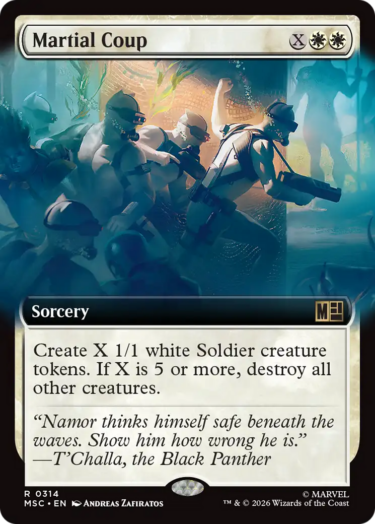 Martial Coup (Extended Art) [Marvel Super Heroes Commander] | Red Claw Gaming