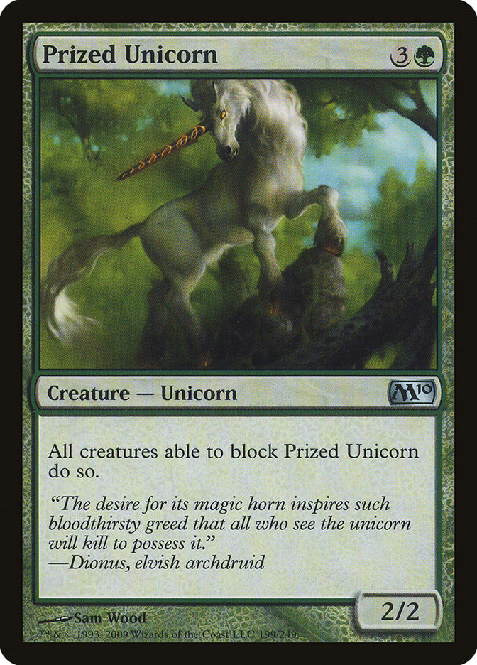 Prized Unicorn [Magic 2010] MTG Single Magic: The Gathering | Red Claw Gaming