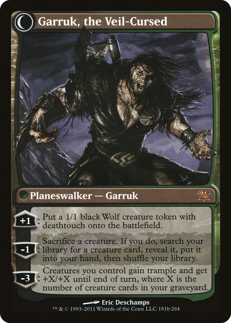 Garruk Relentless // Garruk, the Veil-Cursed [Secret Lair: From Cute to Brute] MTG Single Magic: The Gathering | Red Claw Gaming