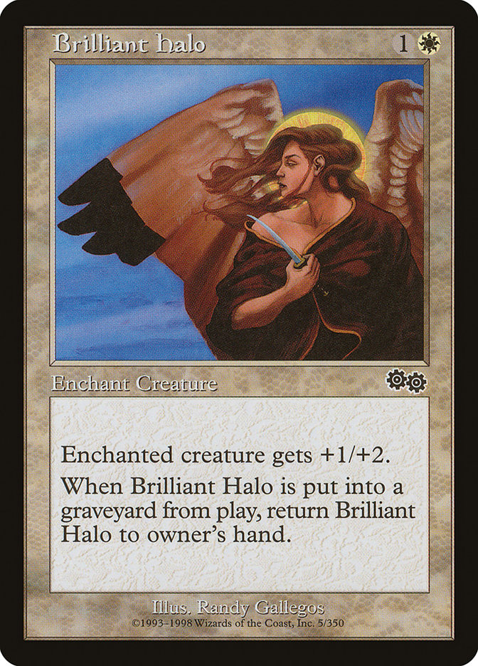 Brilliant Halo [Urza's Saga] MTG Single Magic: The Gathering | Red Claw Gaming