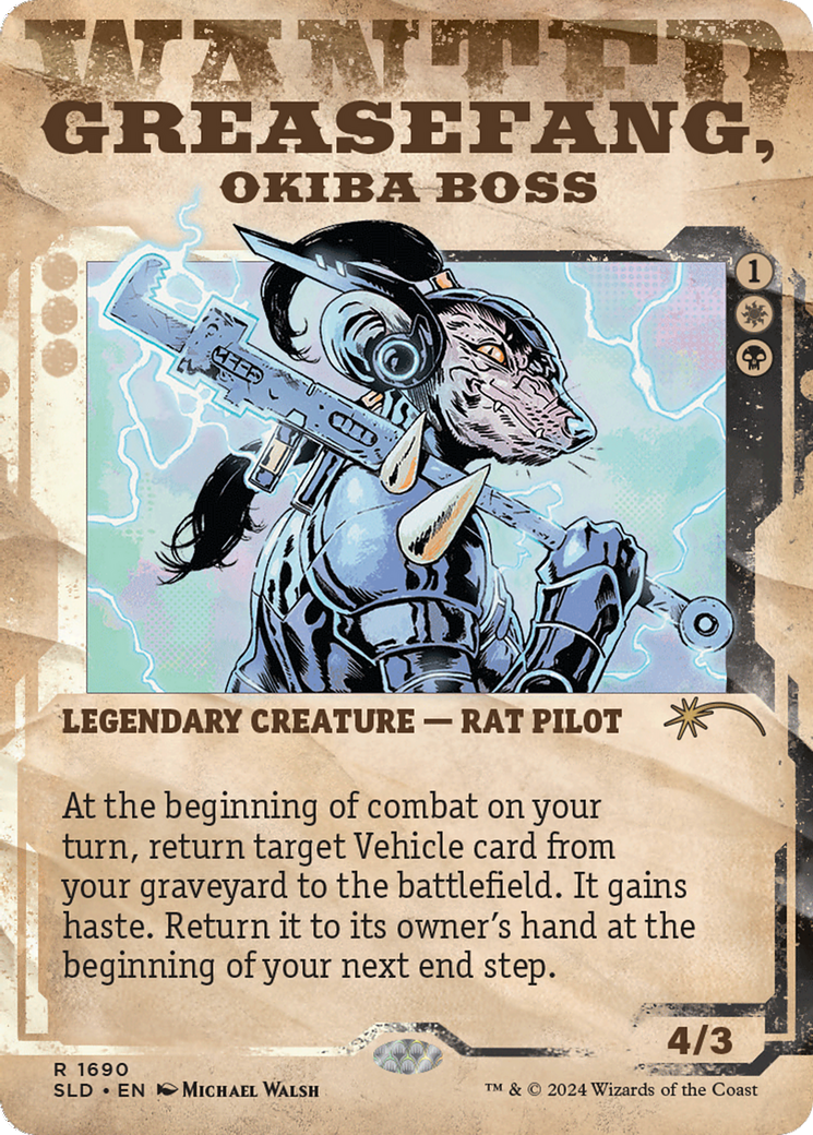 Greasefang, Okiba Boss [Secret Lair Drop Series] MTG Single Magic: The Gathering | Red Claw Gaming