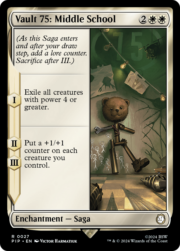 Vault 75: Middle School [Fallout] MTG Single Magic: The Gathering | Red Claw Gaming