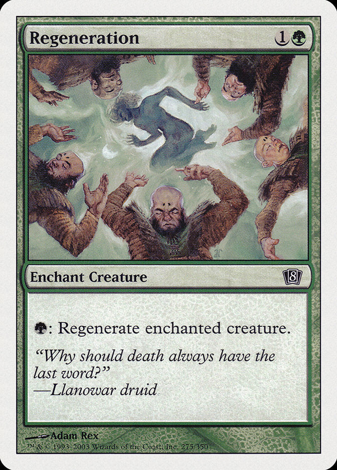 Regeneration [Eighth Edition] MTG Single Magic: The Gathering | Red Claw Gaming