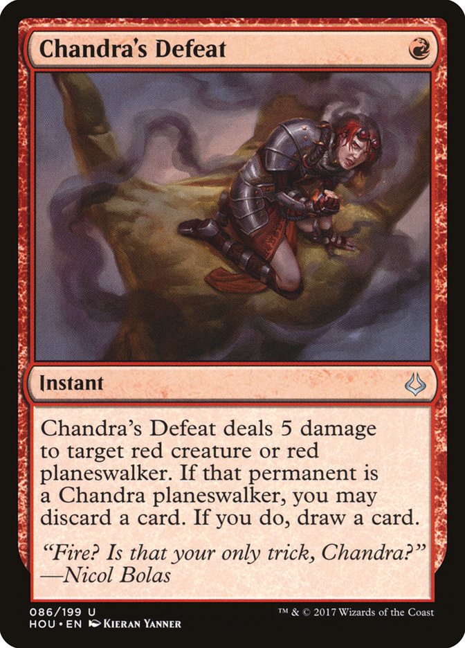 Chandra's Defeat [Hour of Devastation] MTG Single Magic: The Gathering | Red Claw Gaming