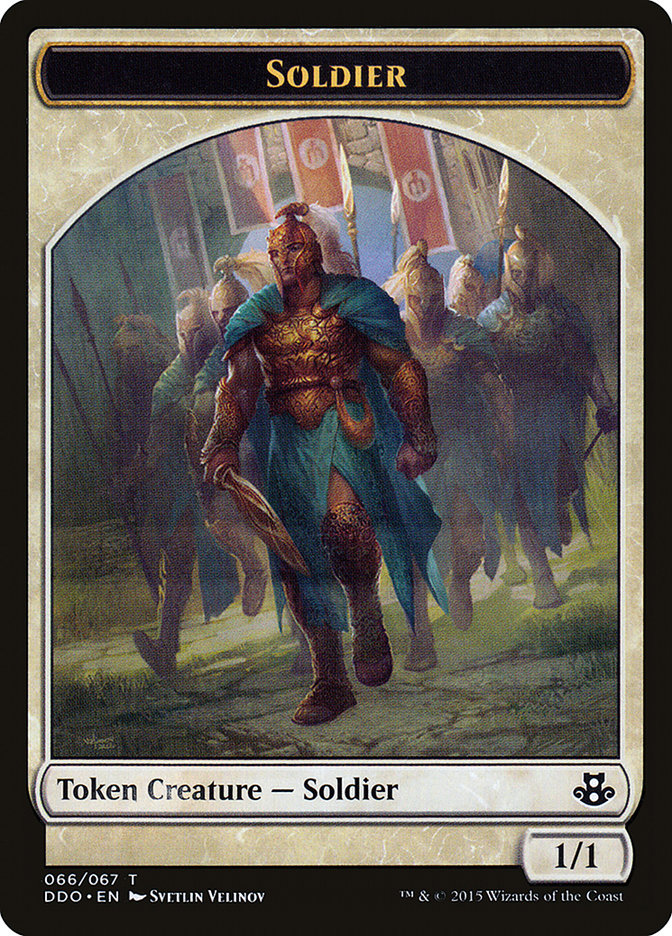 Soldier Token [Duel Decks: Elspeth vs. Kiora] MTG Single Magic: The Gathering    | Red Claw Gaming