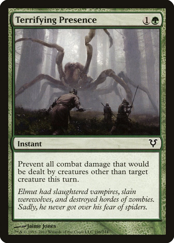 Terrifying Presence [Avacyn Restored] MTG Single Magic: The Gathering | Red Claw Gaming
