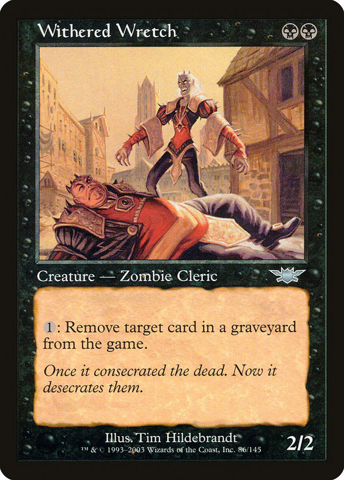 Withered Wretch [Legions] MTG Single Magic: The Gathering | Red Claw Gaming