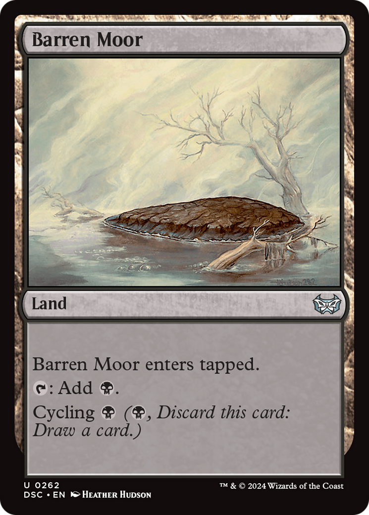 Barren Moor [Duskmourn: House of Horror Commander] MTG Single Magic: The Gathering | Red Claw Gaming