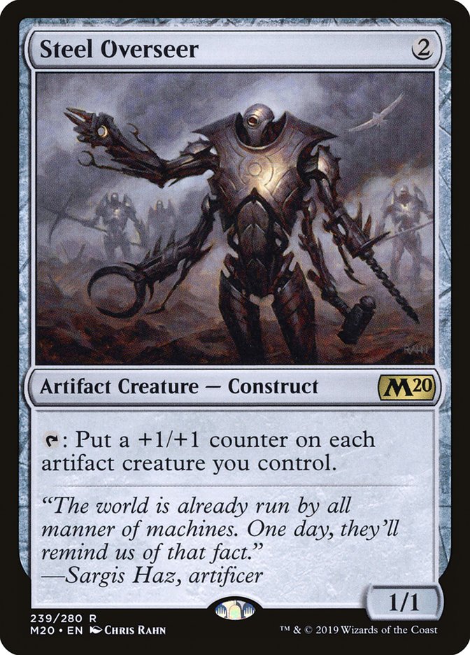 Steel Overseer [Core Set 2020] MTG Single Magic: The Gathering | Red Claw Gaming