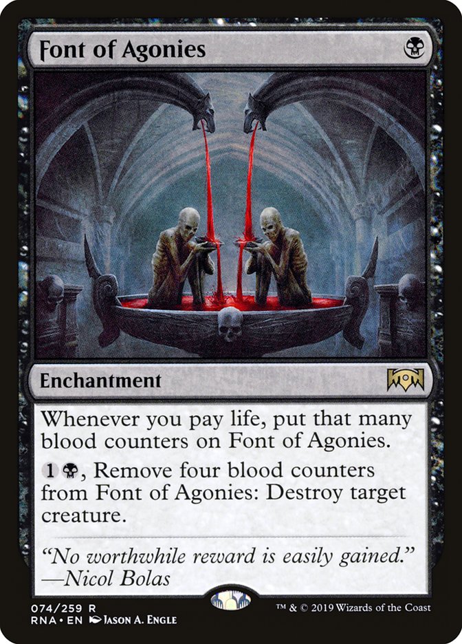 Font of Agonies [Ravnica Allegiance] MTG Single Magic: The Gathering | Red Claw Gaming