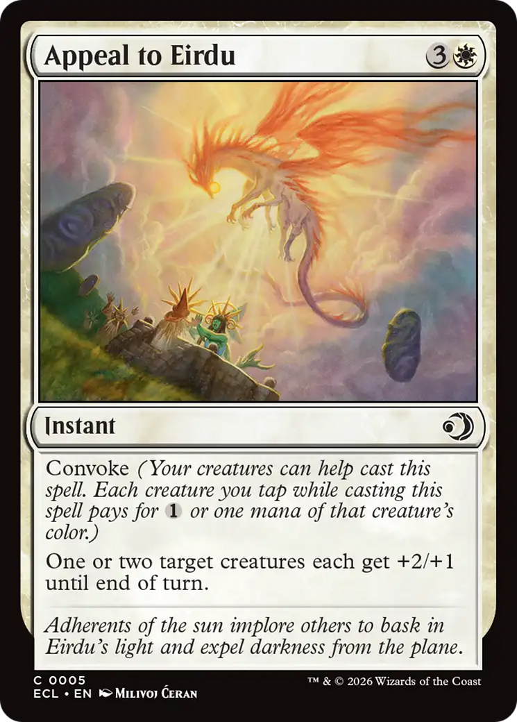 Appeal to Eirdu [Lorwyn Eclipsed] MTG Single Magic: The Gathering | Red Claw Gaming