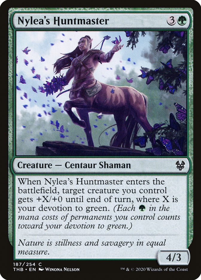 Nylea's Huntmaster [Theros Beyond Death] MTG Single Magic: The Gathering | Red Claw Gaming