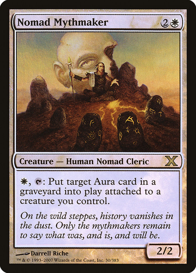 Nomad Mythmaker (Premium Foil) [Tenth Edition] MTG Single Magic: The Gathering | Red Claw Gaming