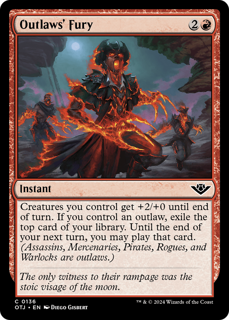 Outlaws' Fury [Outlaws of Thunder Junction] MTG Single Magic: The Gathering | Red Claw Gaming