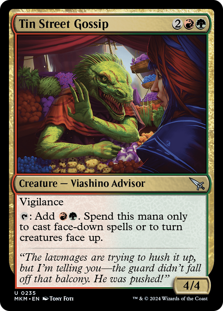 Tin Street Gossip [Murders at Karlov Manor] MTG Single Magic: The Gathering | Red Claw Gaming