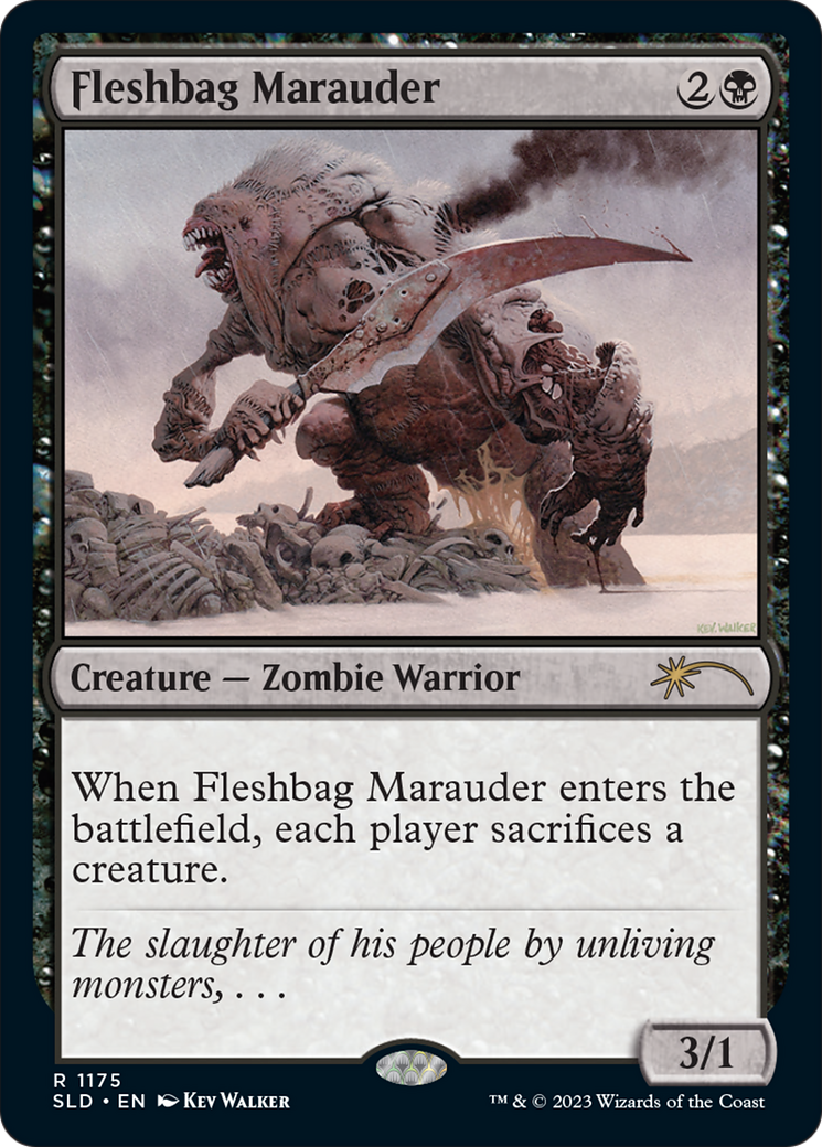 Fleshbag Marauder [Secret Lair Drop Series] MTG Single Magic: The Gathering | Red Claw Gaming