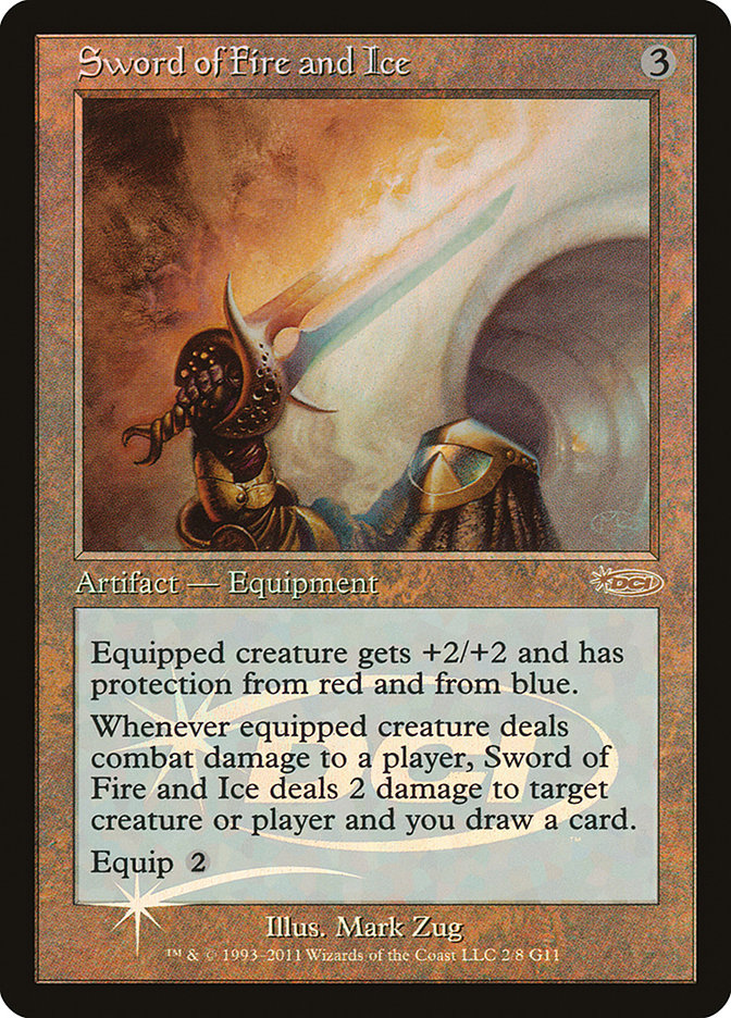 Sword of Fire and Ice [Judge Gift Cards 2011] MTG Single Magic: The Gathering | Red Claw Gaming