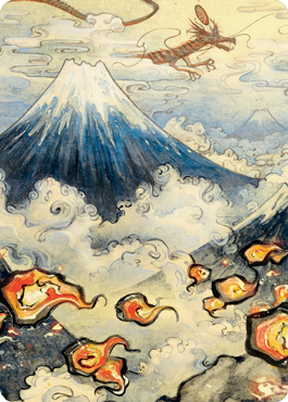 Mountain Art Card [Kamigawa: Neon Dynasty Art Series] MTG Single Magic: The Gathering | Red Claw Gaming