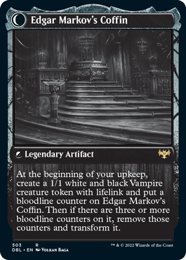 Edgar, Charmed Groom // Edgar Markov's Coffin [Innistrad: Double Feature] MTG Single Magic: The Gathering | Red Claw Gaming