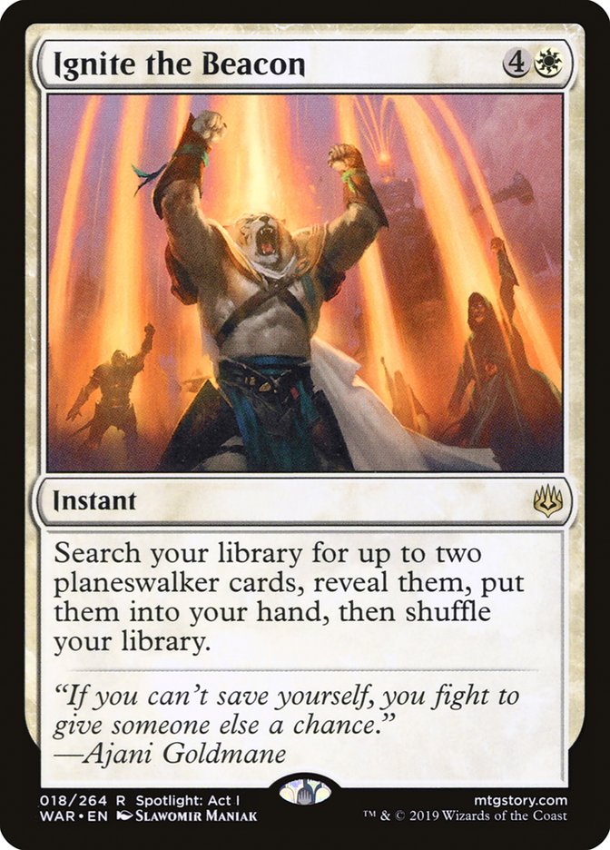Ignite the Beacon [War of the Spark] MTG Single Magic: The Gathering | Red Claw Gaming