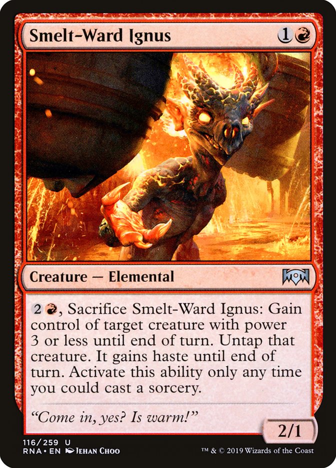 Smelt-Ward Ignus [Ravnica Allegiance] MTG Single Magic: The Gathering | Red Claw Gaming