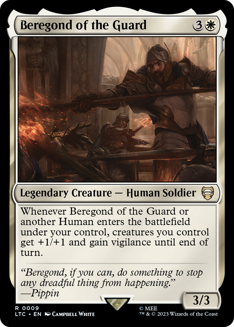 Beregond of the Guard [The Lord of the Rings: Tales of Middle-Earth Commander] MTG Single Magic: The Gathering | Red Claw Gaming