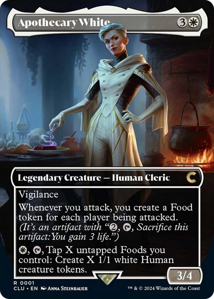 Apothecary White (Borderless) [Ravnica: Clue Edition] MTG Single Magic: The Gathering | Red Claw Gaming
