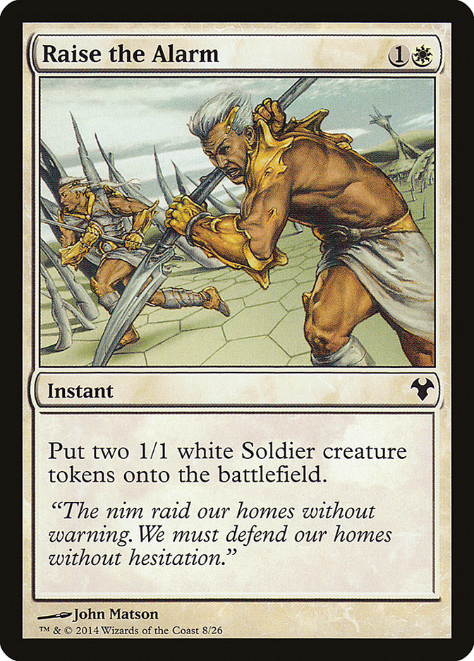 Raise the Alarm [Modern Event Deck 2014] MTG Single Magic: The Gathering | Red Claw Gaming