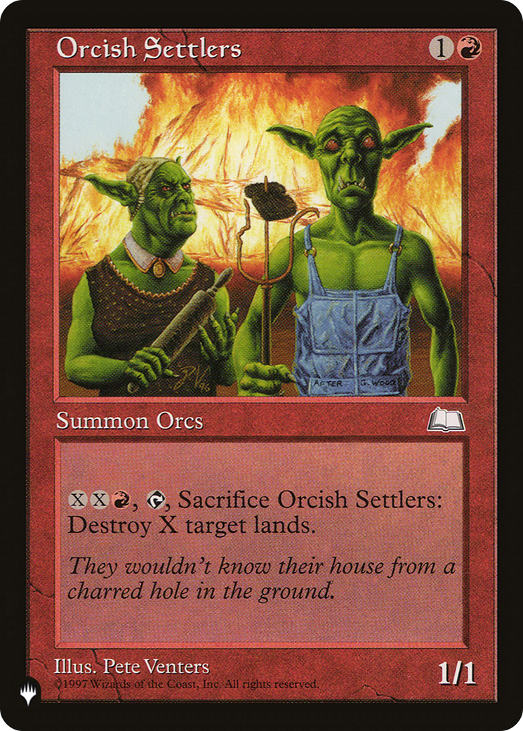 Orcish Settlers [The List] MTG Single Magic: The Gathering | Red Claw Gaming