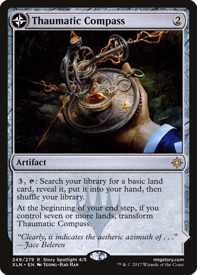 Thaumatic Compass // Spires of Orazca [Ixalan] MTG Single Magic: The Gathering | Red Claw Gaming