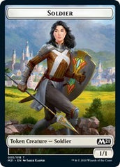Soldier // Weird Double-Sided Token [Core Set 2021 Tokens] MTG Single Magic: The Gathering | Red Claw Gaming