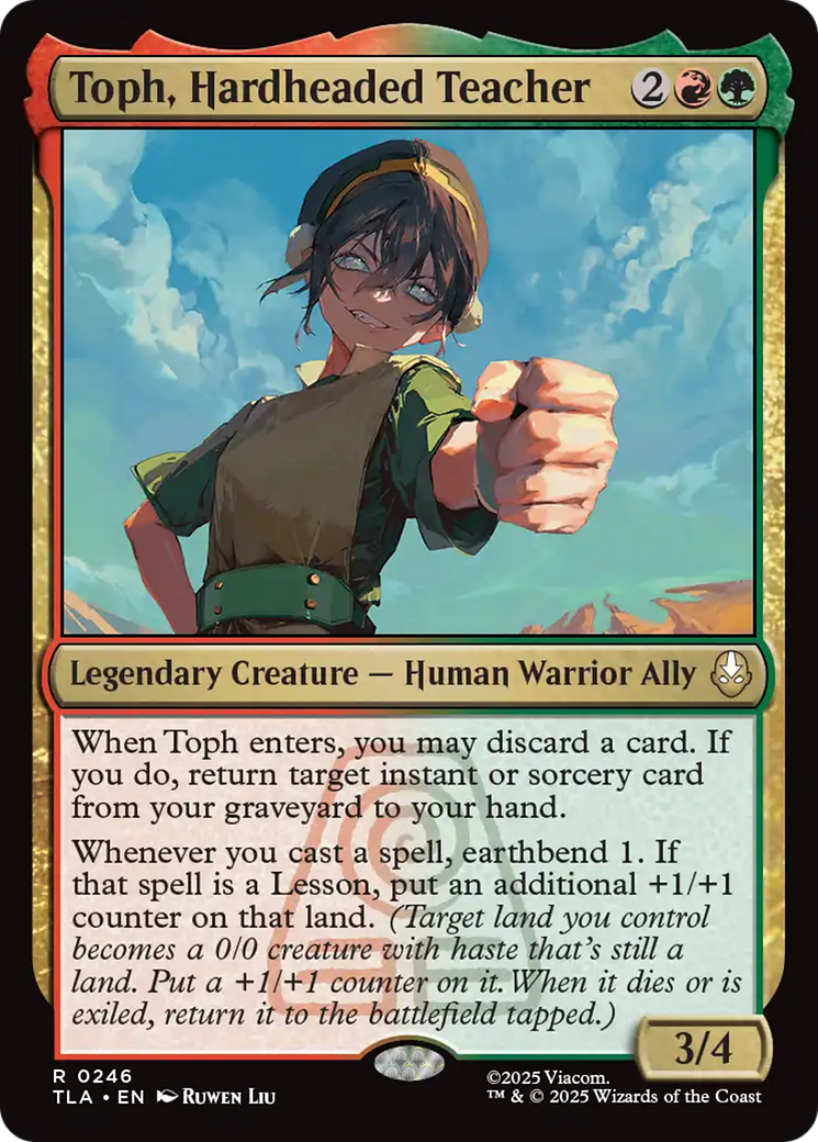 Toph, Hardheaded Teacher [Avatar: The Last Airbender] MTG Single Magic: The Gathering | Red Claw Gaming