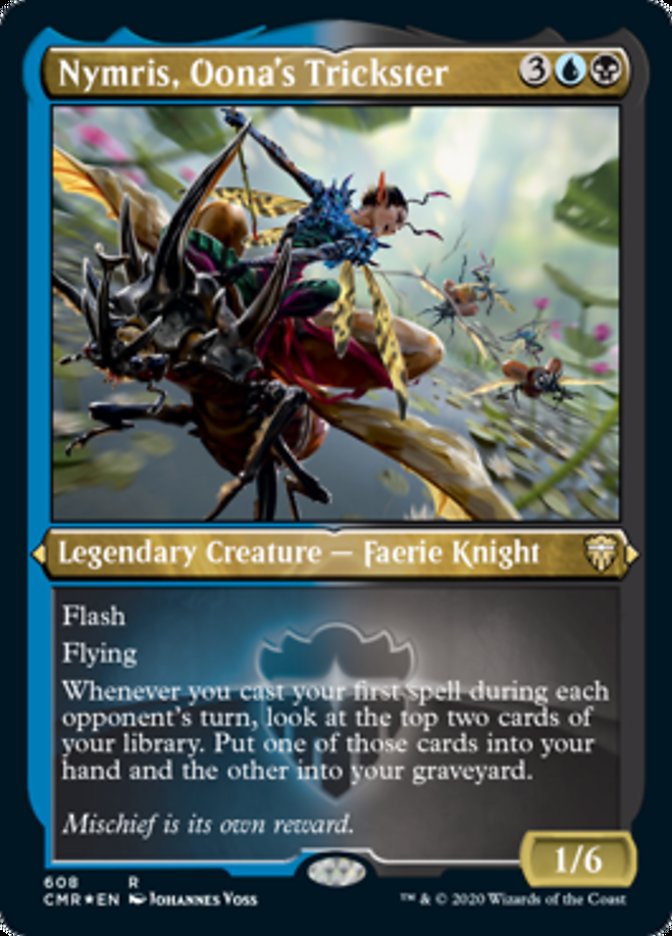 Nymris, Oona's Trickster (Etched) [Commander Legends] MTG Single Magic: The Gathering | Red Claw Gaming